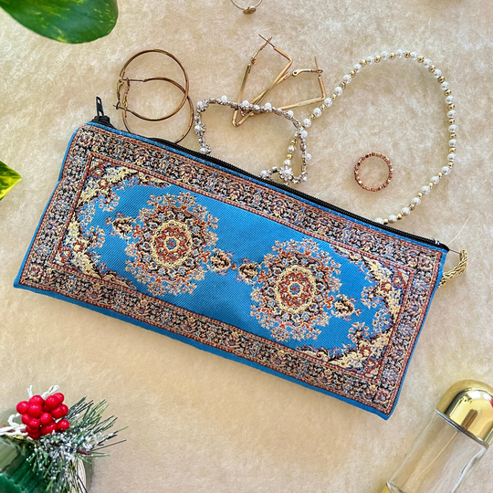 Zipper Pouch, Fabric Pencil Case, Make Up Pouches, Small Coin Pouches & Purses, Travel Carpet Pouch