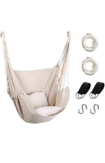 Crochet Hammock, Macrame Hammock Chair, Boho Hammock Chair, Swing Hanging Indoor Swing, Bedroom