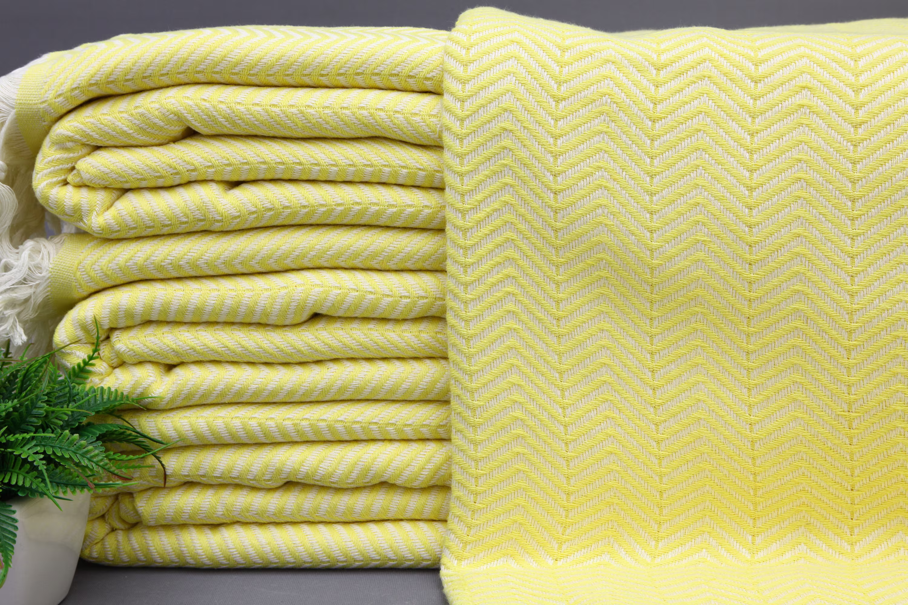 Yellow Blanket-Bulk Bed Cover-Sofa Cover Blanket-Cozy Cover-Turkish Blanket-75''x83''-Wholesale Bedspread-Gift Cover-(Tyfn, Dml, Pk