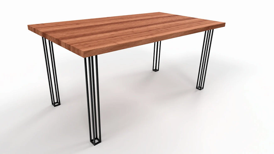 Square Hairpin Table Legs, Dining Table Legs, Kitchen Pin Metal N123