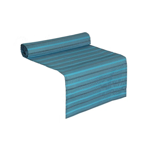 Stripe Outdoor Table Runner 63" (Blue)