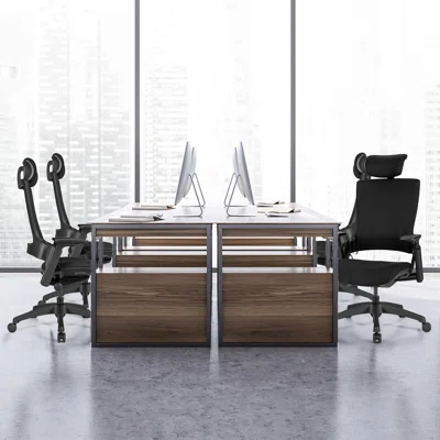 Inbox Zero Executive Office Chair Adjustable Task Chair W/sliding Seat & 3d Armrest