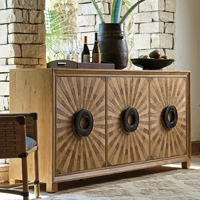 Los Altos 79.75" Wide 3 Drawer Sideboard