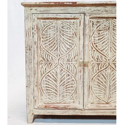30" Wide Mango Solid Wood Sideboard