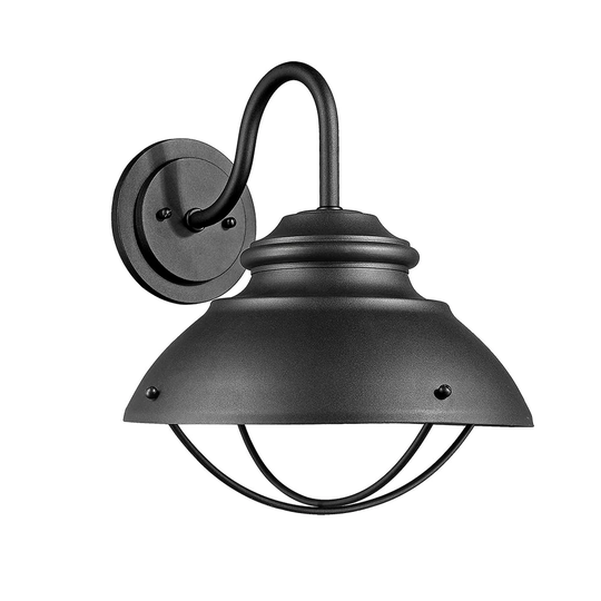 Large Industrial 1 Light Wall with Cage