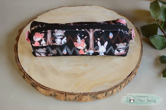 Custom Name Pencil Case For Girls | Personalized Bunny Wasserdicht Zipper Pen Folder Gift Kids With