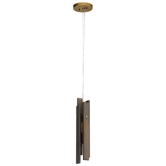 Kichler Fole 2-light Vintage Gray Mini Pendant