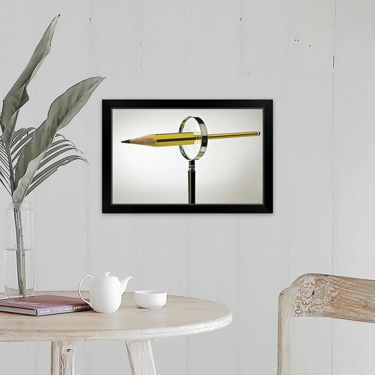 "Unlikely" Black Framed Print