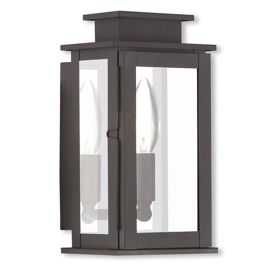 Livex Lighting Princeton Bronze Brass Single-light Outdoor Wall Lantern