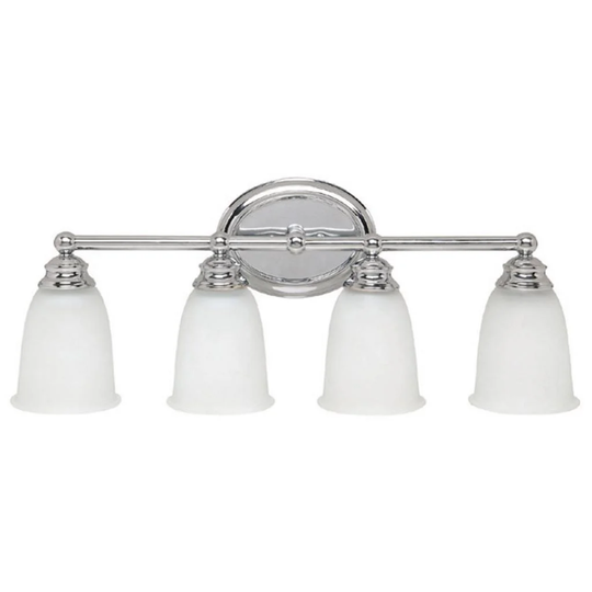 Transitional 4-light Chrome Bath/Vanity Light