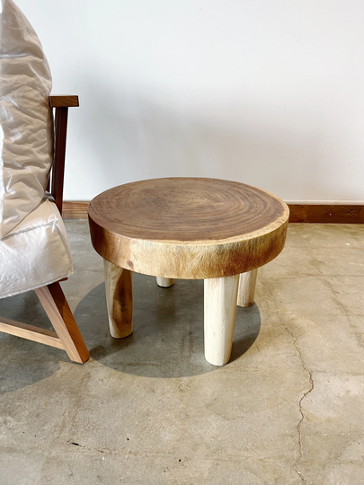 Wood Stool Or End Coffee Table