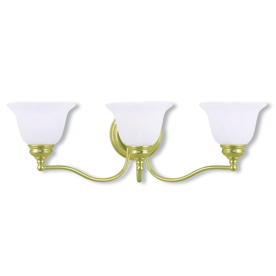 Livex Lighting Essex Polished Brass 3-light Bath Light