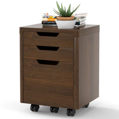18'''' W Mobile Storage Cabinet With 3 Drawers