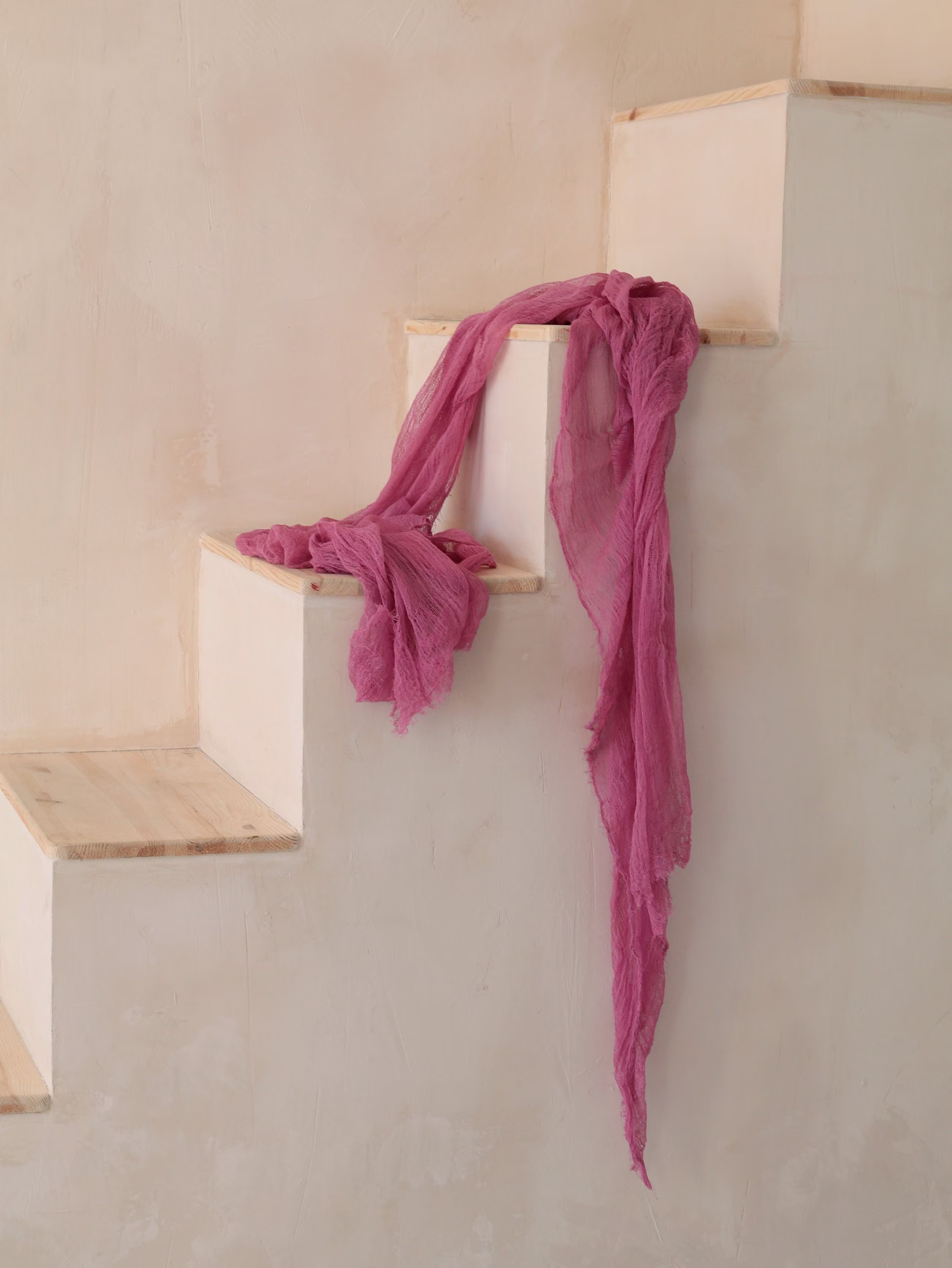 Fuchsia Gauze Table Runner, Fuchsia Wedding, Wedding Arch Tape, Fuchsia Decor, Rustic, Boho, Wedding Centrepiece, Pink Cheesecloth Textile