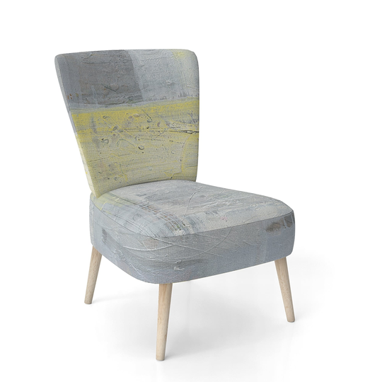 Designart 'Patchwork Abstract I' Upholstered Modern Accent Chair