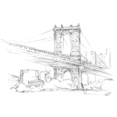 Pencil Cityscape Study II