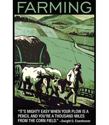 'Farming' by Wilbur Pierce Graphic Art