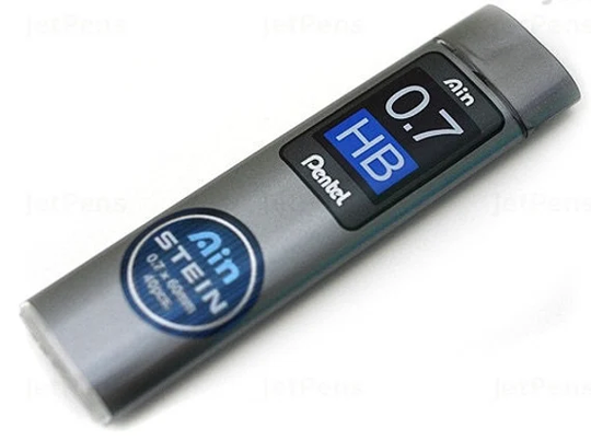 Pentel New Ain Pencil Refill Lead 0.7mm Hb