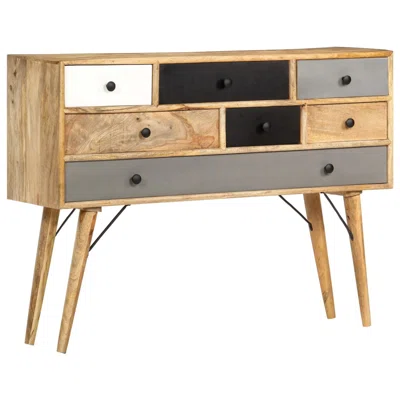 Corrigan Studio® Sideboard 43.3"X11.8"X32.3" Solid Mango Wood