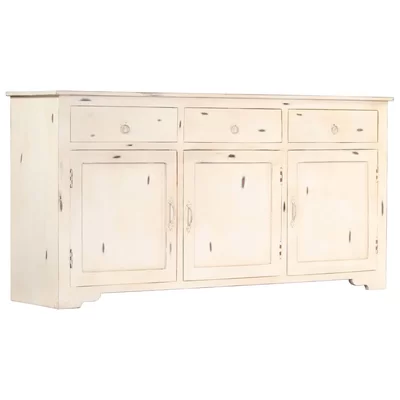 Fluker 62.99" Wide 3 Drawer Mango Wood Sideboard