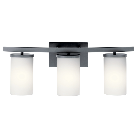 Kichler Lighting Crosby 3-Light Vanity Light Black