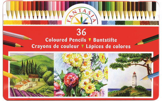 Fantasia Colored Pencil Set 36/Pkg ~ Coloring