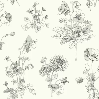 Haiyden 33' x 20.5" Floral and Botanical Wallpaper Roll