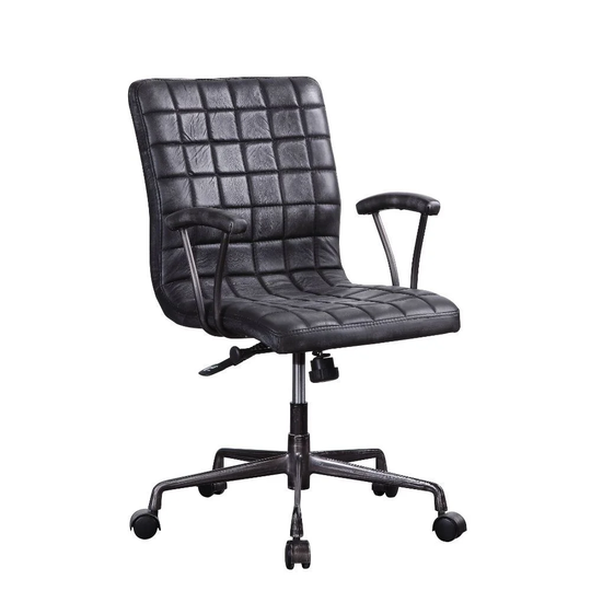 Q-Max 25" L Swivel Executive Office Chair Featuring 5-Star Base with casters