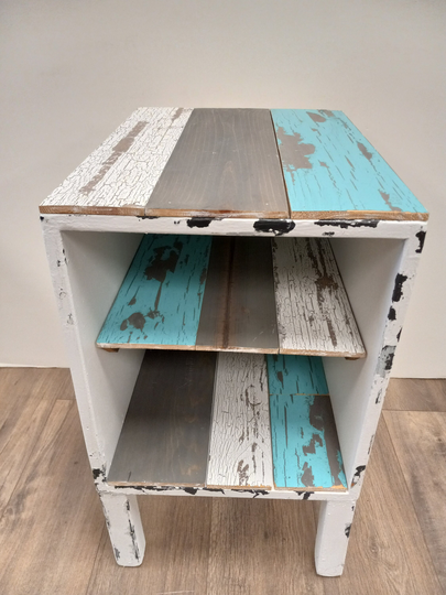 Rustic End Side Table # 14
