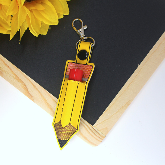 Lip Balm Holder - Pencil, Teacher Gift