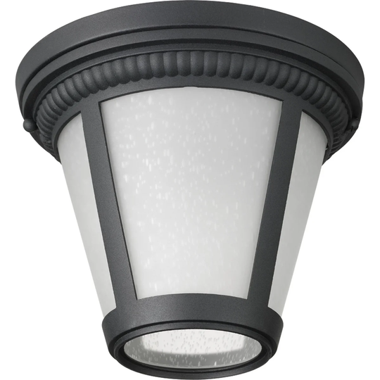 Progress Lighting Westport Black Aluminum 1-light LED Flush Mount