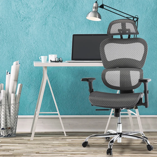 YESWELDER Ergonomic Office Chair HOME Office Chair, Mid-back Lumbar Support Swivel Computer Mesh Chair