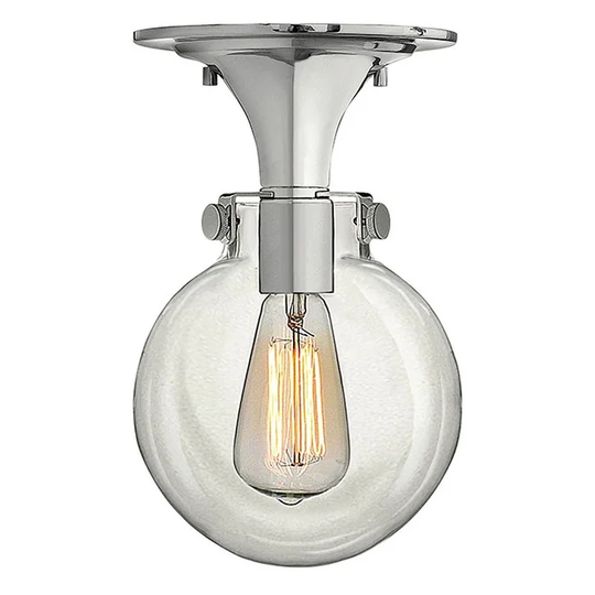 Hinkley Lighting 1 Light Indoor Semi-Flush Ceiling Fixture with Clear