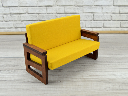 16 Miniature Sofa Dollhouse Furniture Doll Soft Couch Diorama Accessories