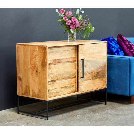 Aurelle Home Carlisle Farmhouse Wood Sideboard - 40" x 18" x 30"