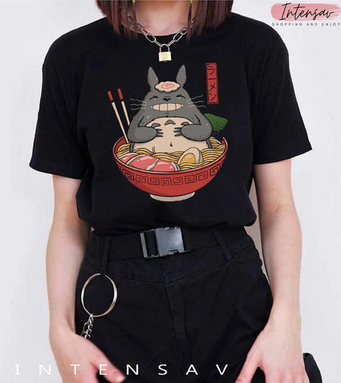 Funny Totoro Comfort Colors® Shirt, Studio Ghibli Anime Spirited Away My Neighbour Totoro, Mononoke, Miyazaki Hayao, Shirt
