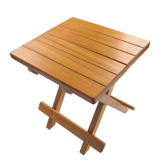 12" Brown Solid Wood Square End Table - 10.75x9.7x511.75