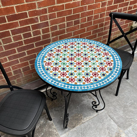 Customizable Mosaic Table - Crafts Art Mid Century Handmade Coffee For Outdoor & Indoor