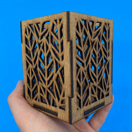 Wooden Pencil Holder, Multiple Designs, Desk Pen High-End Design, Pencil Laser Cut