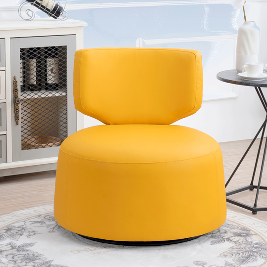 Modern Wide Swivel Chair For Living Room