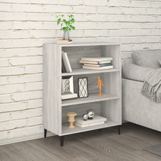 Sideboard Gray Sonoma 27.4"x12.8"x35.4" Engineered Wood
