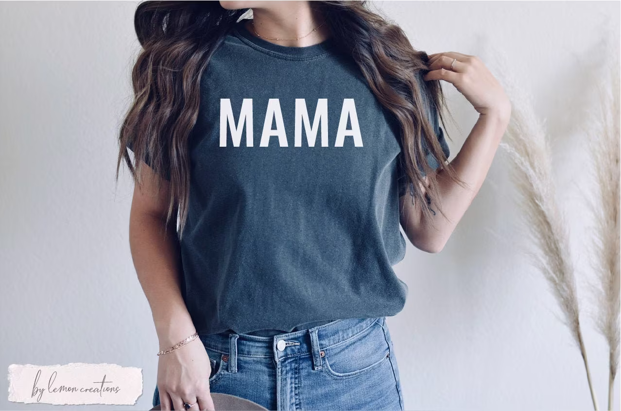Mama Comfort Colors Shirt, Crewneck