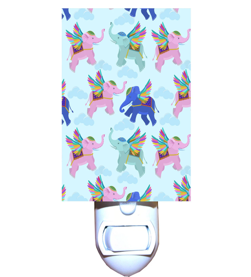 Flying Elephants Decorative Night Light
