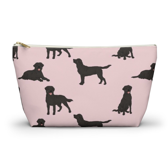 Labrador Retriever Pouch, Pencil Case, Dog Custom Teacher Bridesmaid Cosmetic Bag, Lab Mom Zipper Makeup Accessory Pouch
