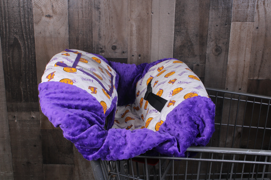 Shopping Cart Cover. High Chair La Lakers Boy Girl Cover