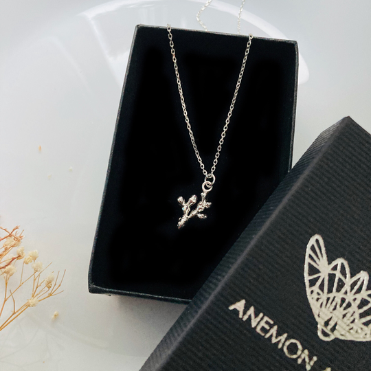 Dainty Cactus Necklace, Personalized Sterling Silver Themed Gifts, Desert Girl Southwest, Southwestern Cute Necklace