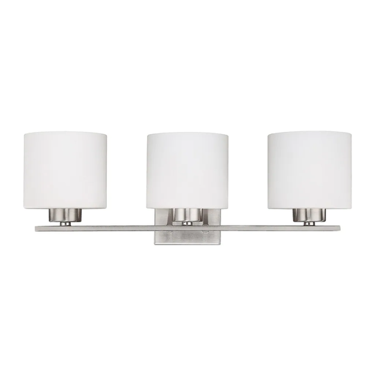 Steele 3-light Brushed NIckel Bath/Vanity Light - Brushed Nickel