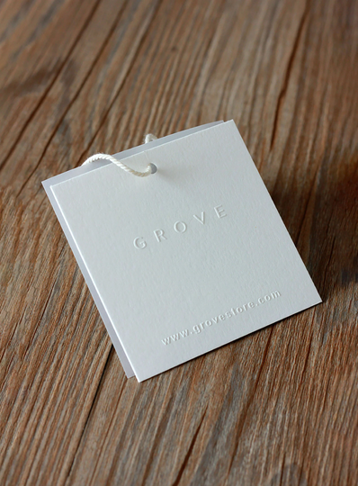 200 Custom Paper Hang Tags Embossing Clothing Tags, Square Swing Simple Tags Personalized Woman Tags, Simple