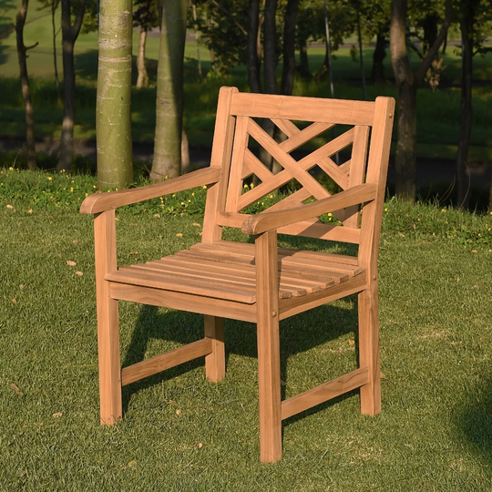 Cambridge Casual Isla Teak Patio Dining Chair