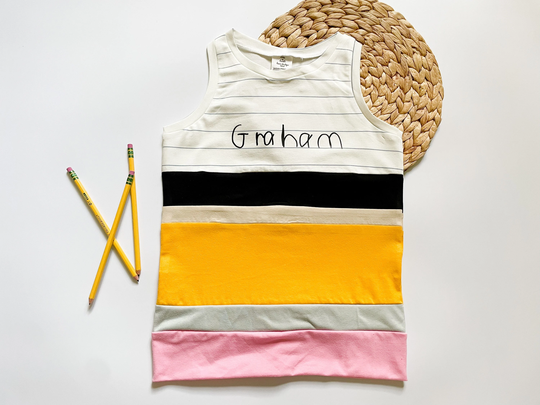 Boy Back To School // Girl School First Day Of Tank Pencil Shirt